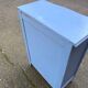 Vintage Louis XV style commode in grey-blue wood.