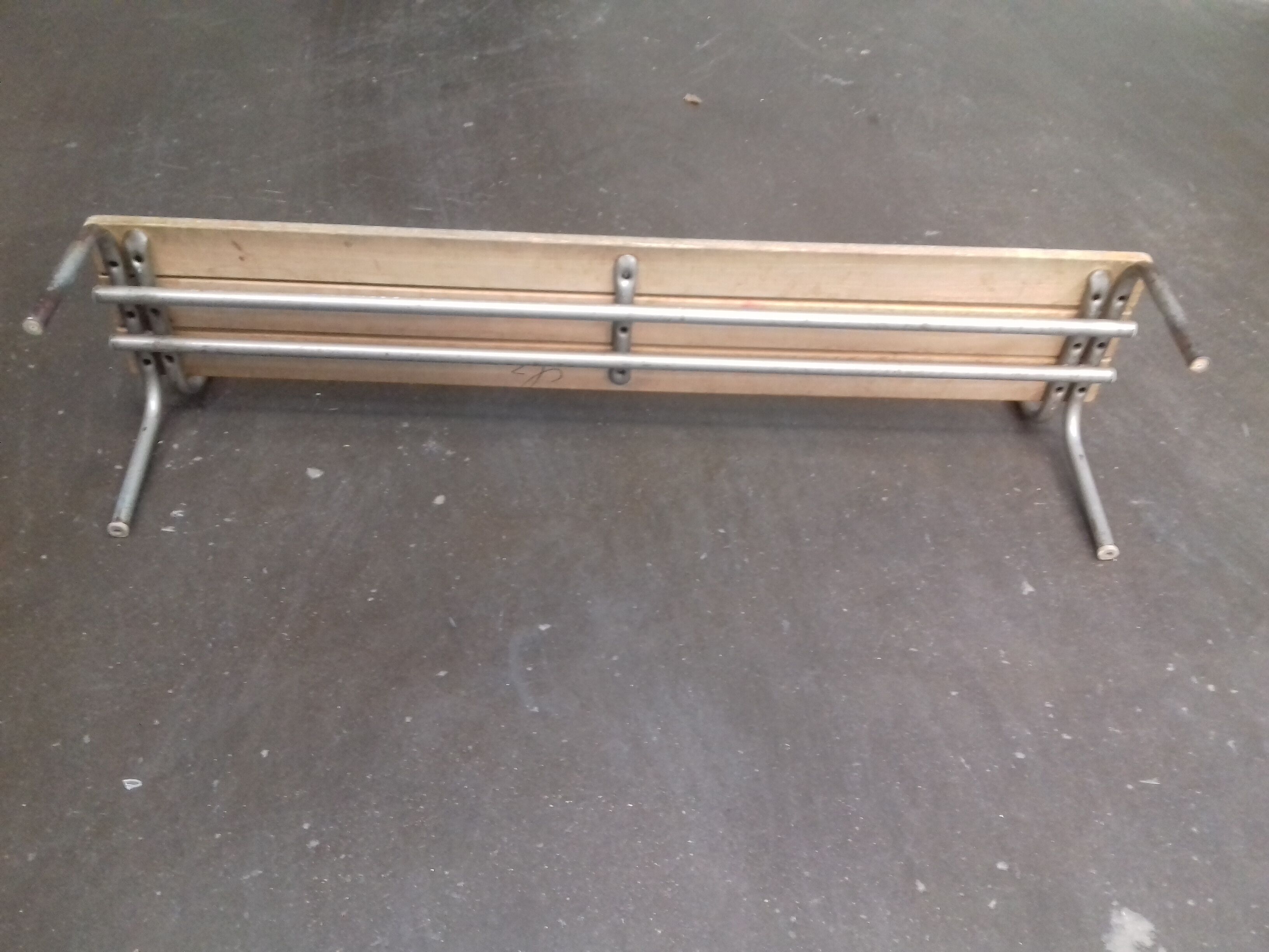 Vintage school bench