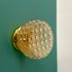 Vintage glass moulded globe wall/ceiling light.