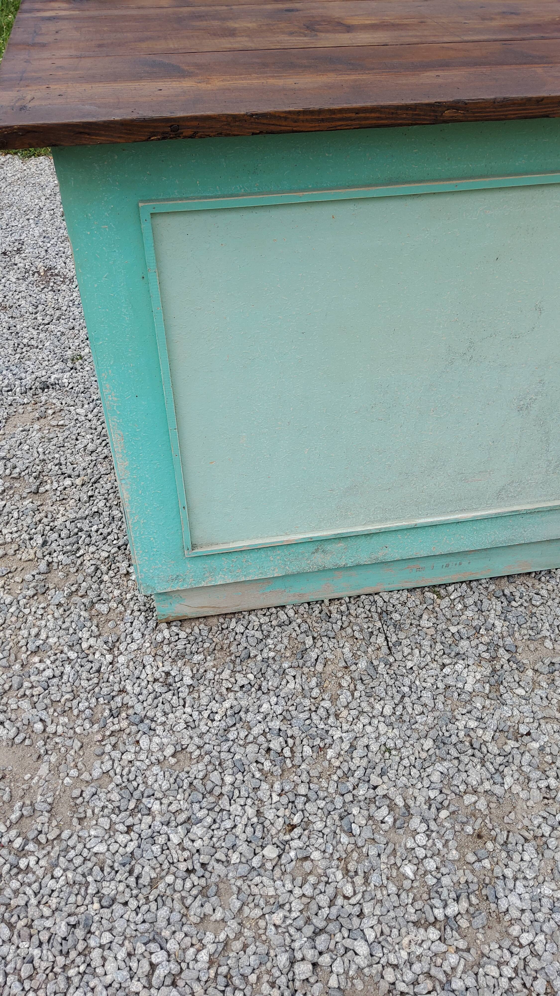 Hardware counter of the 50s 8 drawers 1 niche 250cm