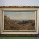 Painting Oil on Canvas Framed, signed Victor Barjon (1845-1920), Cote Rocheuse Bretagne