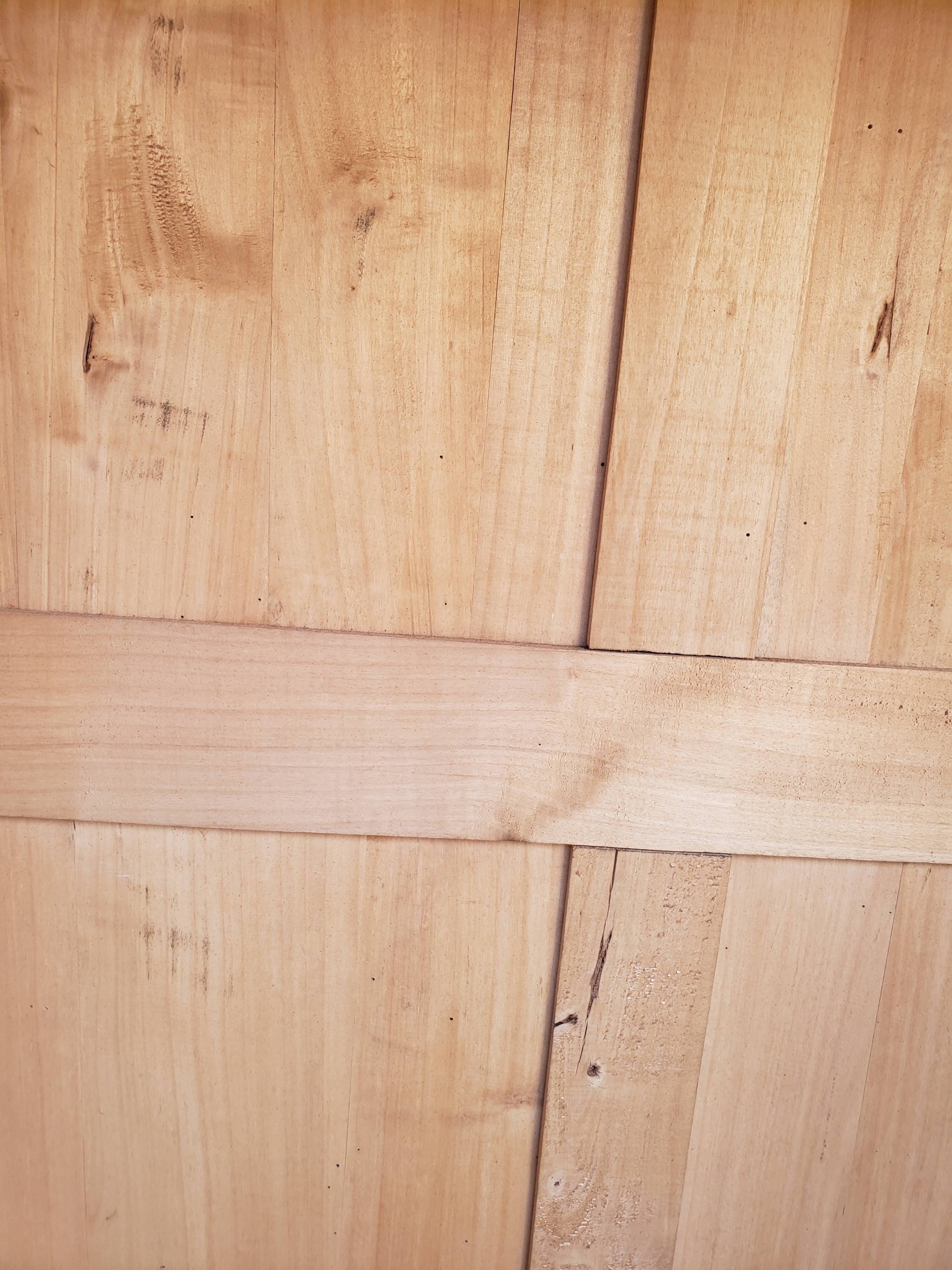 Parisian cabinet art deco raw wood