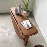 Round folding pine table mountain furniture
