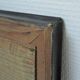 Blackened wood mirror napoleon iii xixth 37.5 cm x 46.8 cm