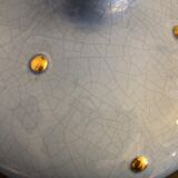 Cracked lamp foot, Longwy enamel Recollets, Beads model