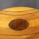 Pair of large Czechoslovakian wooden vases, mixed woods, 1960s
