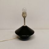 Royal Copenhagen Table Lamp made of hard pressed black glass