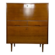 1960s Vintage Minimalistic Walnut Cabinet/Secretary
