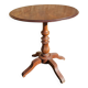 Antique mahogany and mahogany veneer pedestal table