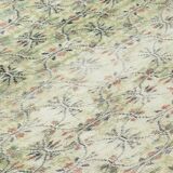 One-of-a-kind turkish handwoven vintage rug - rustic vintage charm 281x 173