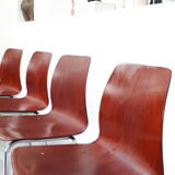 Set of 4 chairs Pagholz 60s