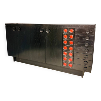 Vintage brutalist high-board 1970s