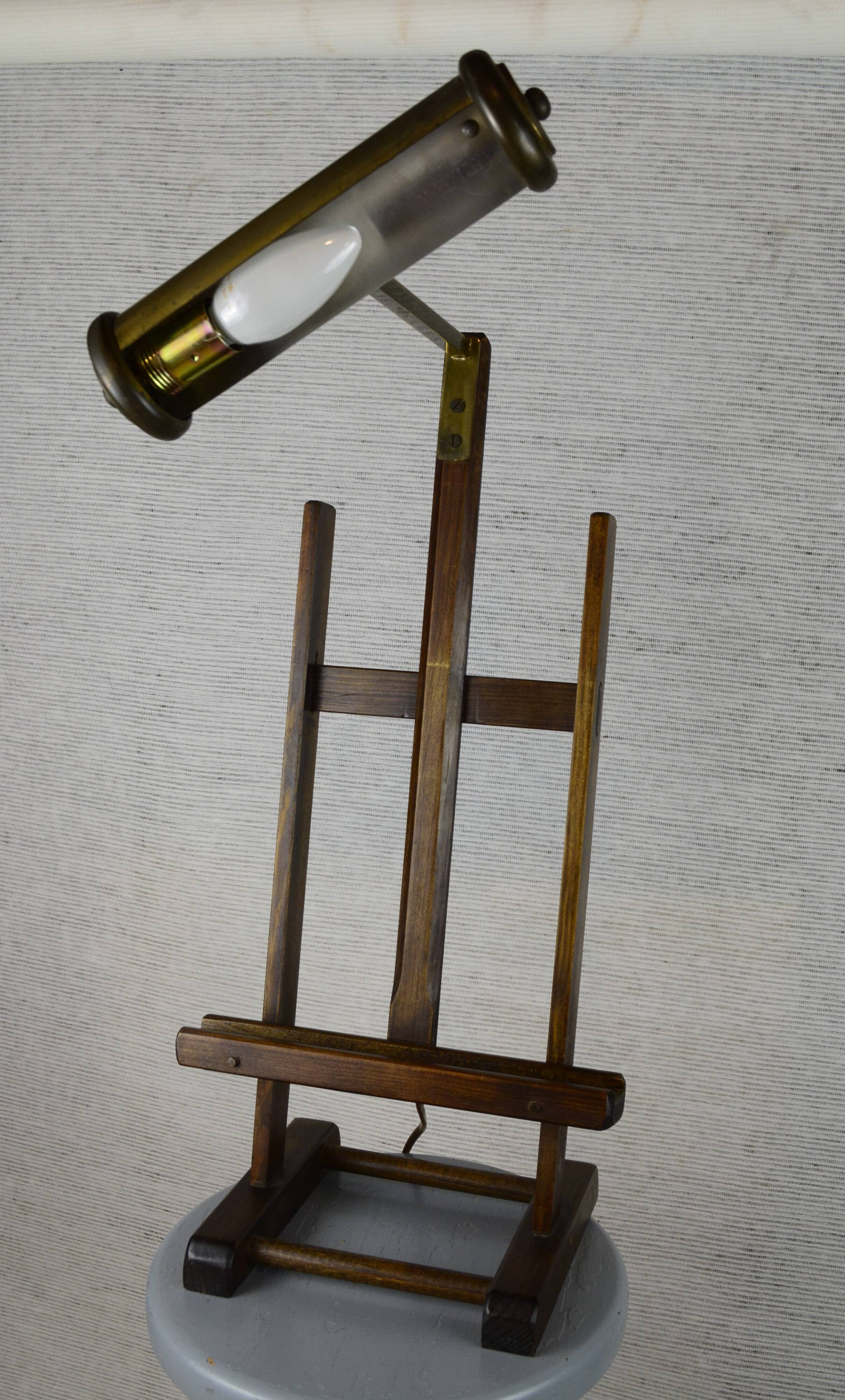 Lampe d'artiste vintage - Chevalet