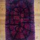 Mid-century Modern Bordeaux Red Rya Rug by Gull-Britt Johansson for NIAB, Sweden