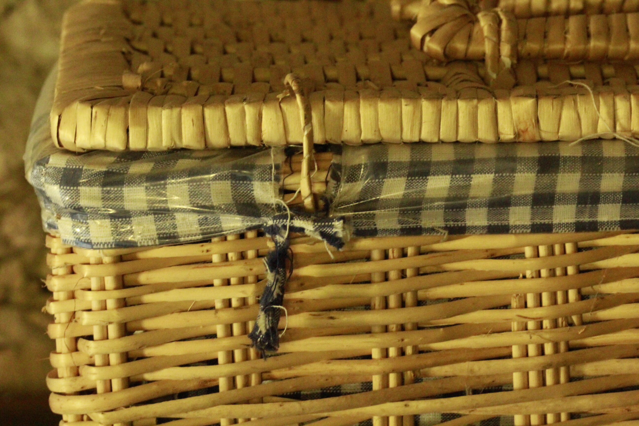 Old picnic basket