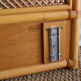 Rattan headboard