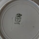 4 flat plates Terre de Fer Saint Amand and Hamage summer model
