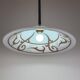 Vintage glass pendant, Italy, 1970s