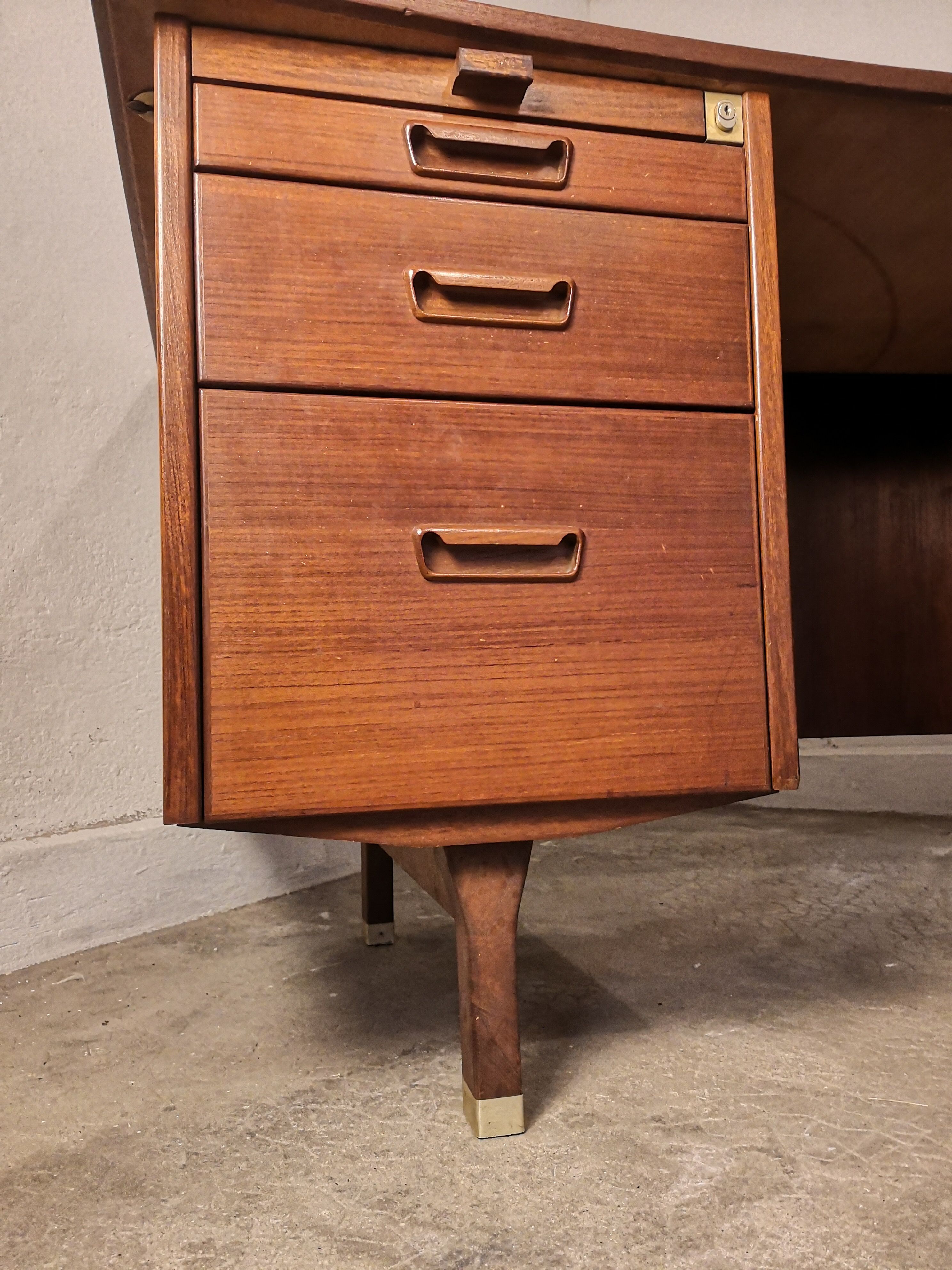 Scandinavian teak desk