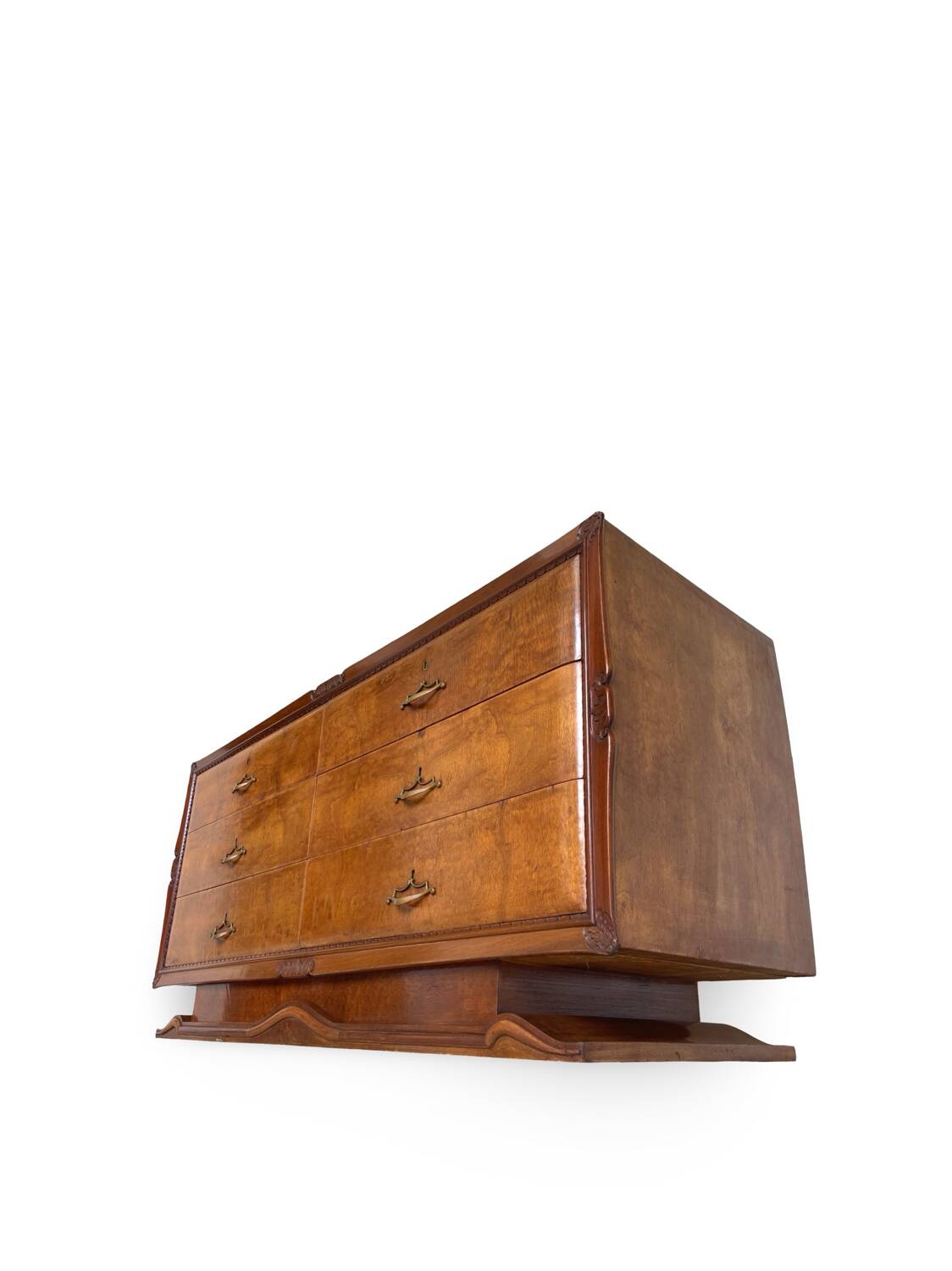 An art deco Italian chest of drawers, Italy 1950s