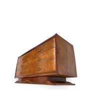 An art deco Italian chest of drawers, Italy 1950s