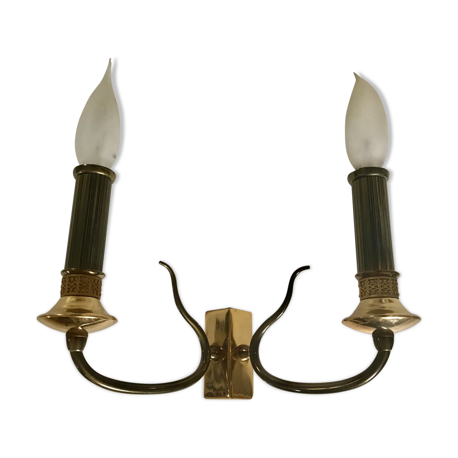 Brass wall lamp circa 1950