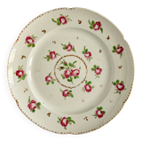 Niderviller porcelain plate | decorated with small roses in the