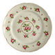 Assiette en porcelaine de Niderviller | décor de petites roses dans le