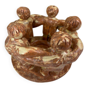 Bougeoir poterie artisanale