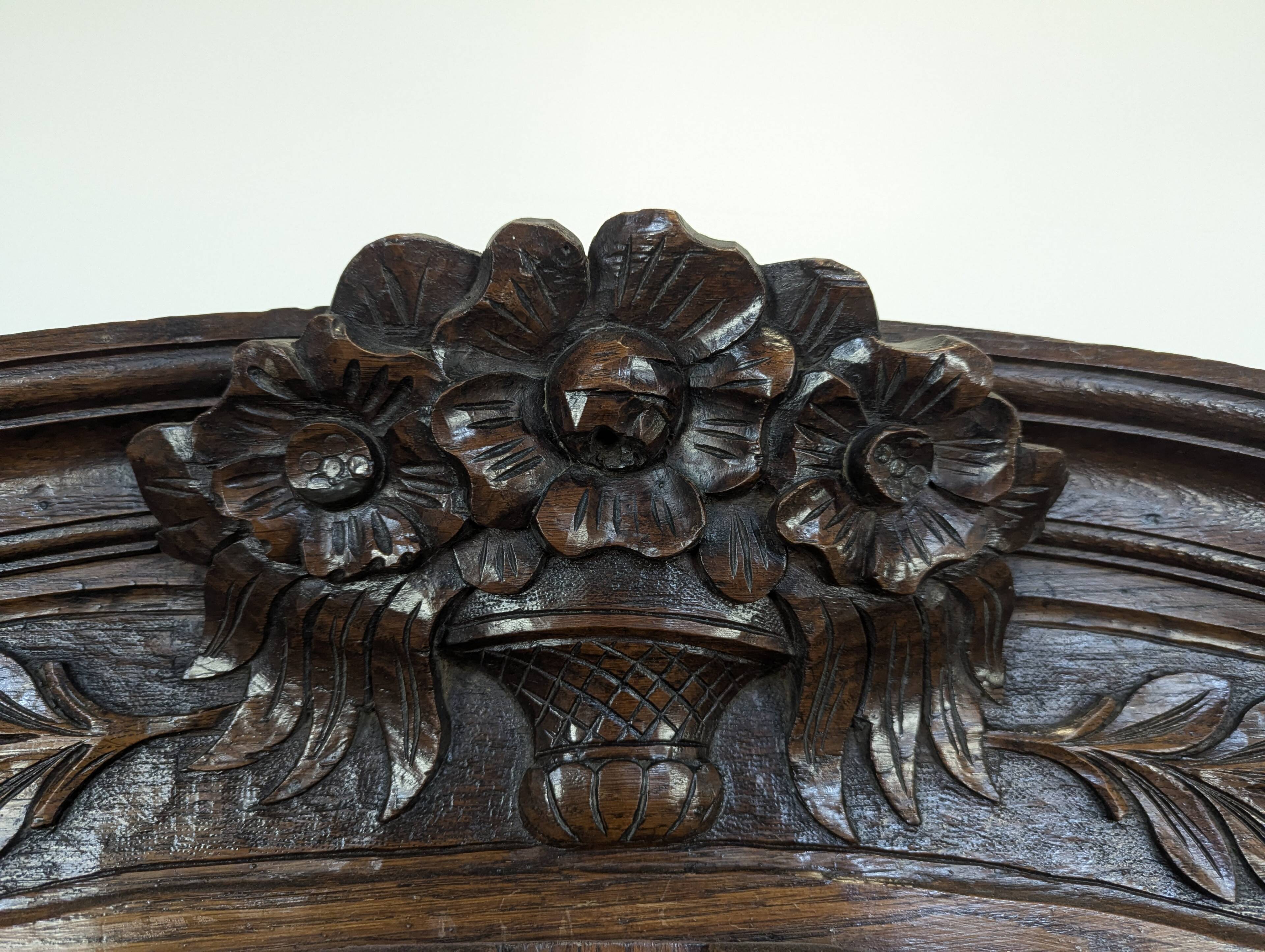 Norman oak glazed sideboard
