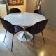 Round table "Flute" Cinna (Ligne Roset) – Arabesco Marble Ceramic 120cm