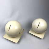 Vintage Italian Guzzini sconces model Bugia. Set of two