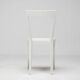 Lot de quatre chaises livia blanches, Gio Ponti