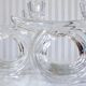 Set of 2 double candlesticks in Vannes crystal