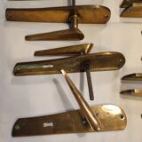 Brass door handle