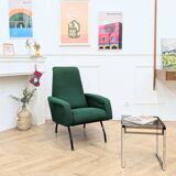 Fauteuil vintage vert