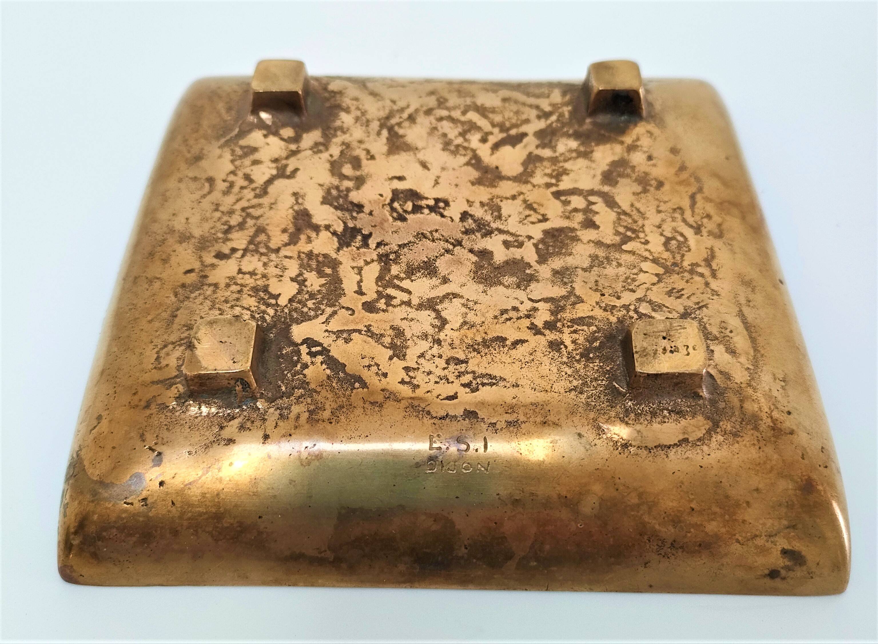 Jacques Lauterbach gilded bronze pocket emptier from the 70s