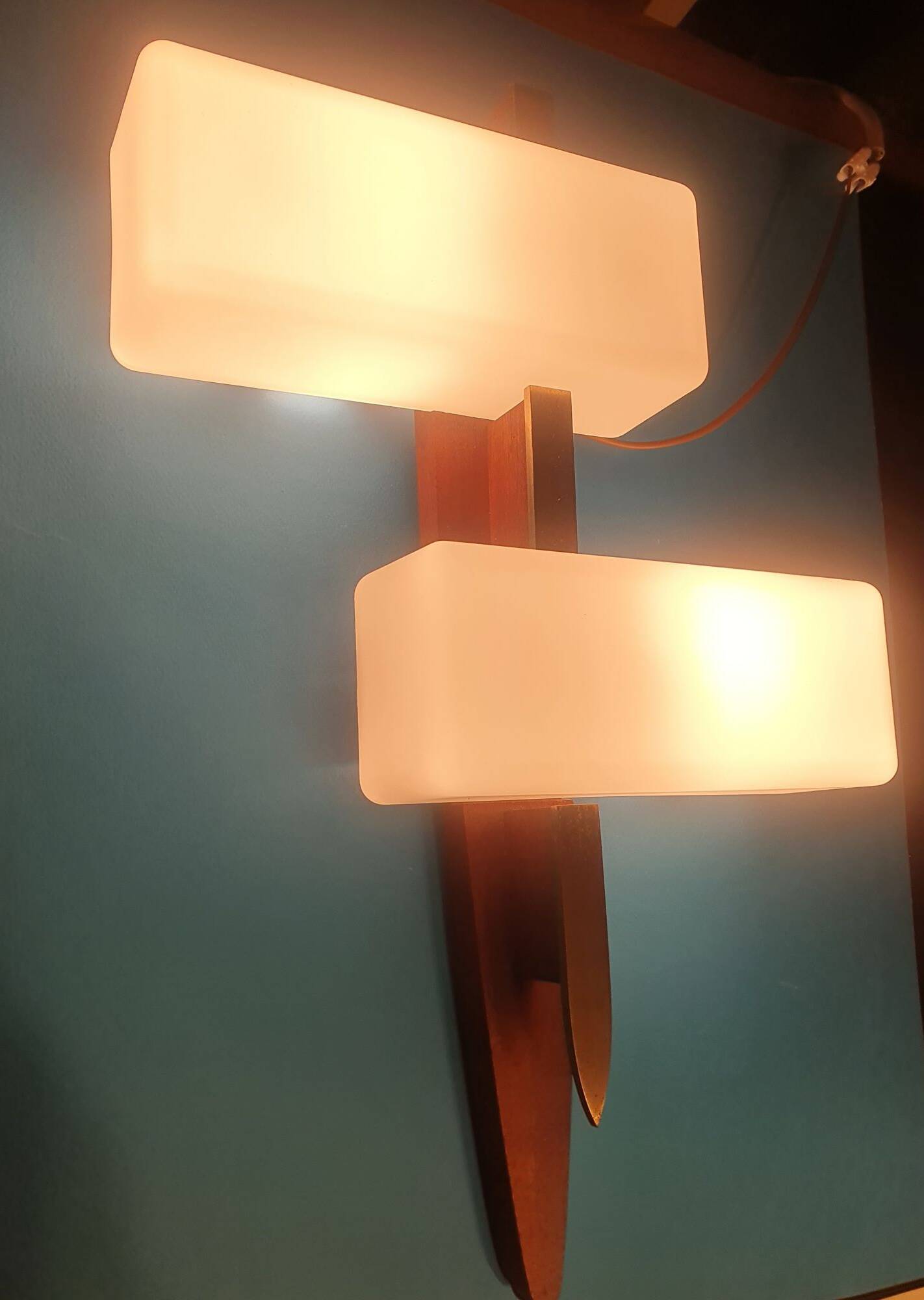 Large wall lamp Lunel from the 1950s