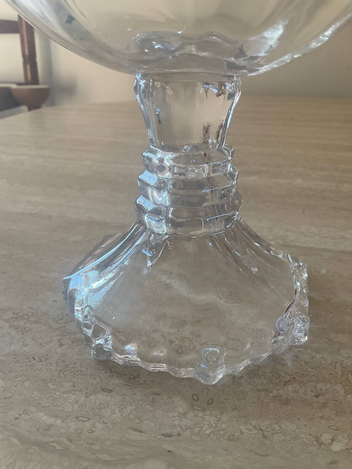 Vintage blown glass candy box