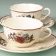 Coffee service in Sarreguemines earthenware, Agreste model.