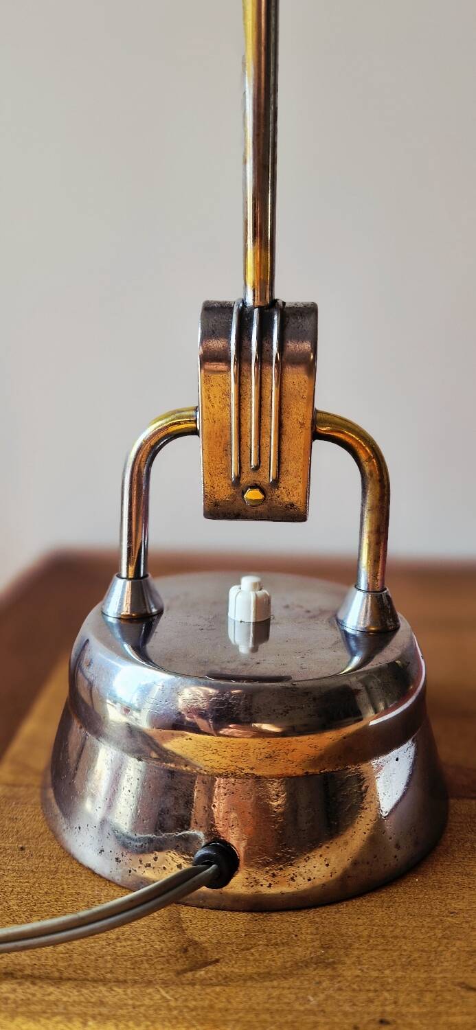 JUMO 600 Lamp - Vintage Chrome - 1940s