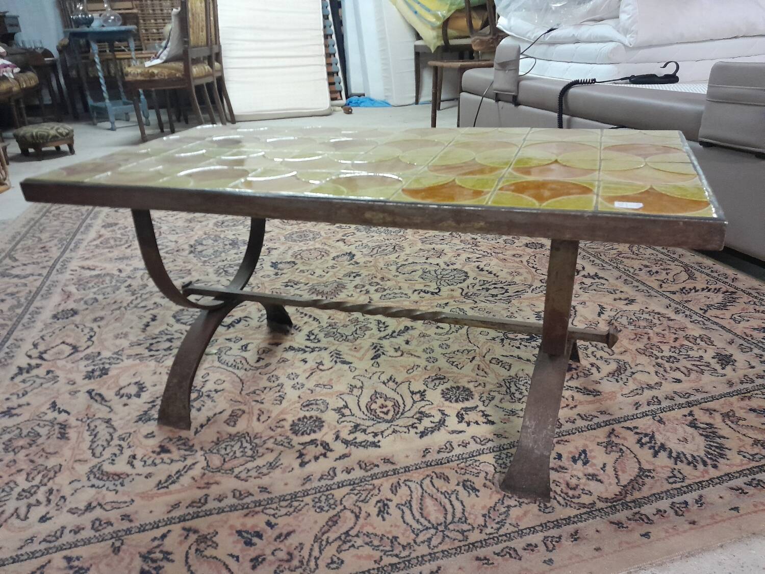 Adri or Belarti Coffee Table - Vintage 70s Ceramic