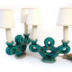 Pair of candlestick lamps