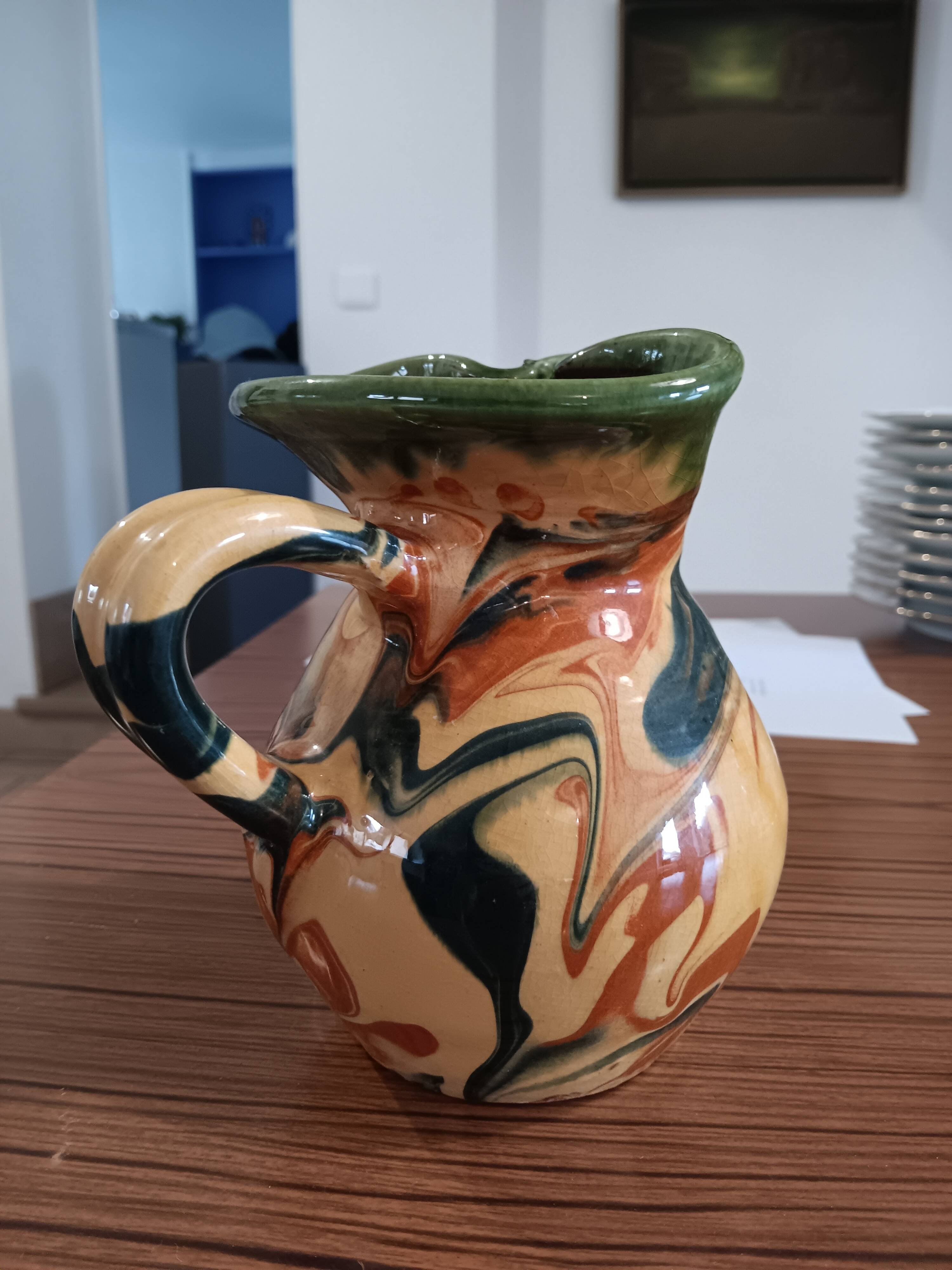Vallauris style pitcher