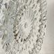 Round wall light ceiling fixture transparent glass vintage antique lamp