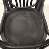 Pair of black bistro chairs