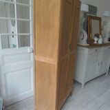 Vintage Parisian wardrobe has been completely sanded and waxed.