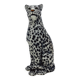 Snow Leopard Ceramic Statue