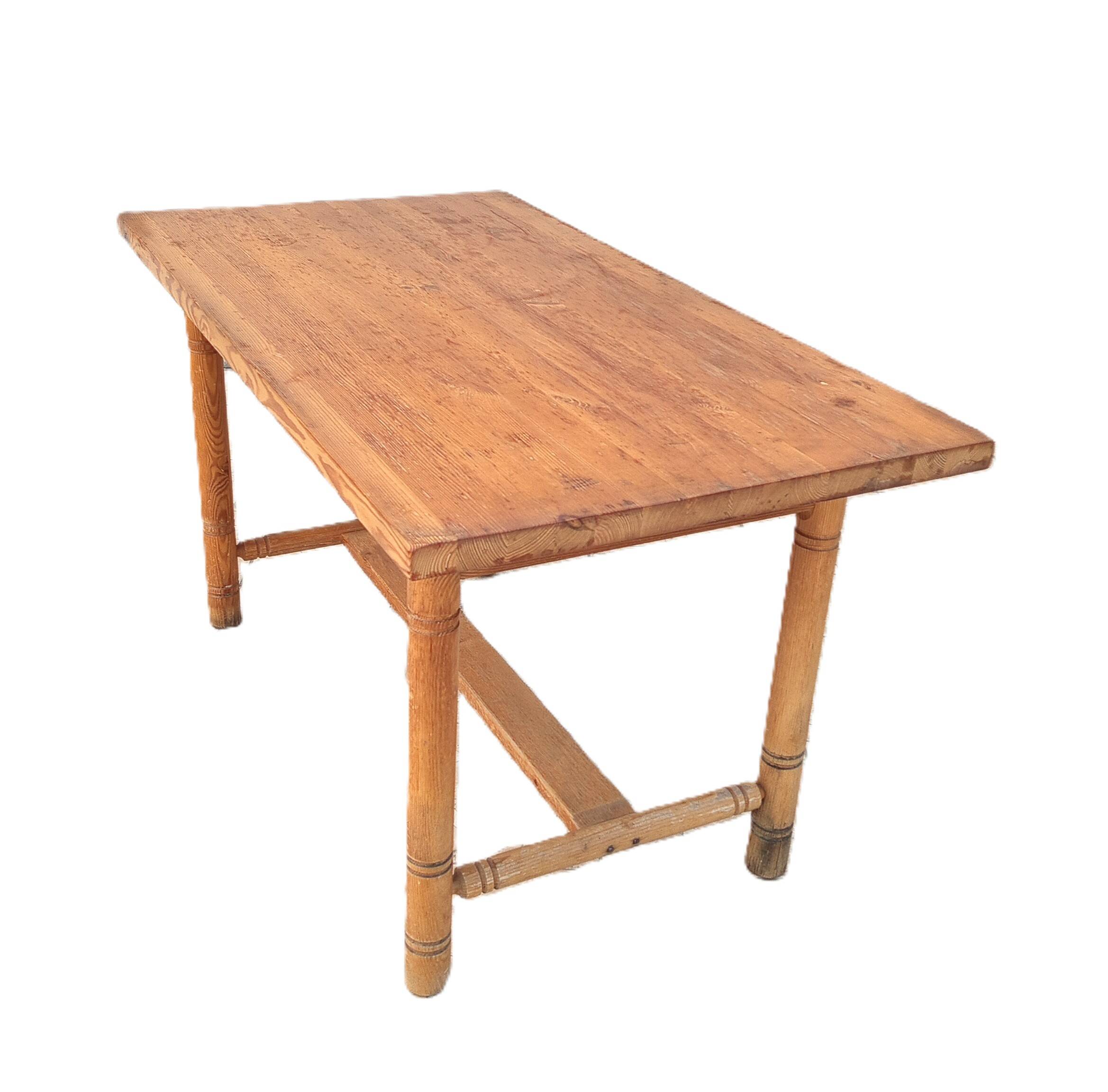 Vintage solid pine table