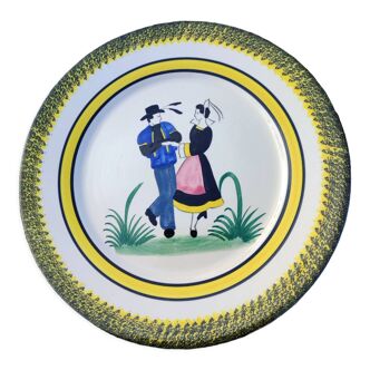 Ceramic plate of Quimper